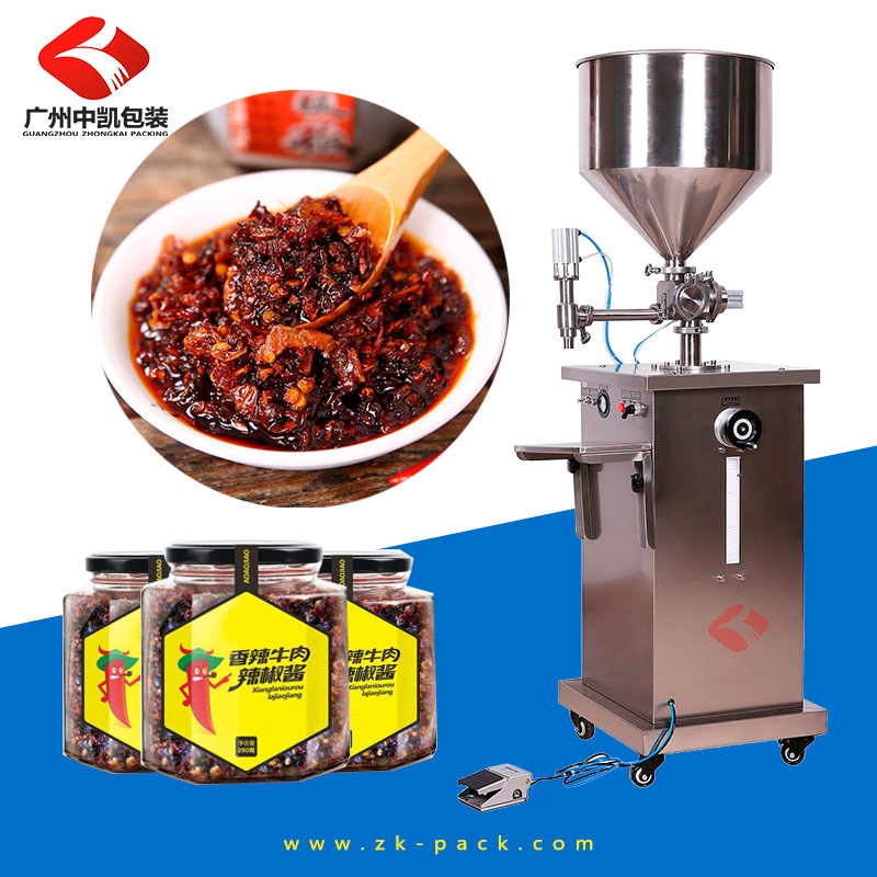 海鮮醬灌裝機(jī)辣椒醬灌裝機(jī)
