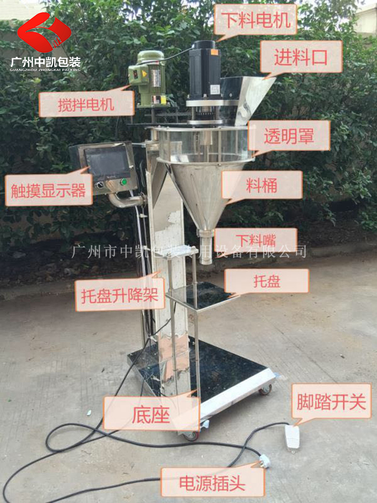 半自動(dòng)粉劑灌裝機(jī)