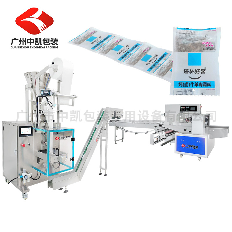 鹵料內(nèi)外袋包裝線(xiàn) 鹵料自動(dòng)包裝機(jī)