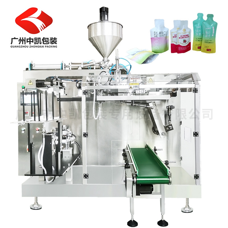 給袋式液體包裝機(jī) 異形袋預(yù)制袋給袋式包裝機(jī)